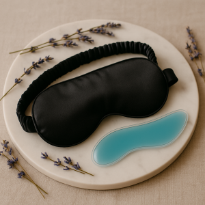 Silk Eye Mask with Cooling Gel Insert